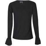 Liberté LIBERTÈ dame mesh LS Blouse Black