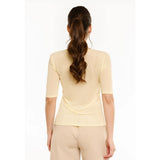 Liberté LIBERTÉ dame t-shirt MESH T-shirt Yellow