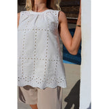 Liberté LIBERTÉ dame top BRODY Top White