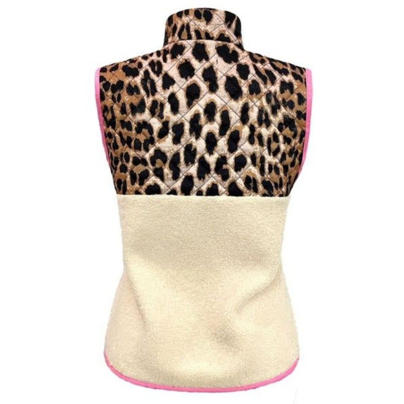 Liberté LIBERTÉ dame vest TEDDY 22173 Vest BIG LUX LEO