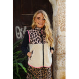 Liberté LIBERTÉ dame vest TEDDY 22173 Vest BIG LUX LEO