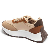 SHOES Genevieve dame sneakers 9133 Shoes Brown