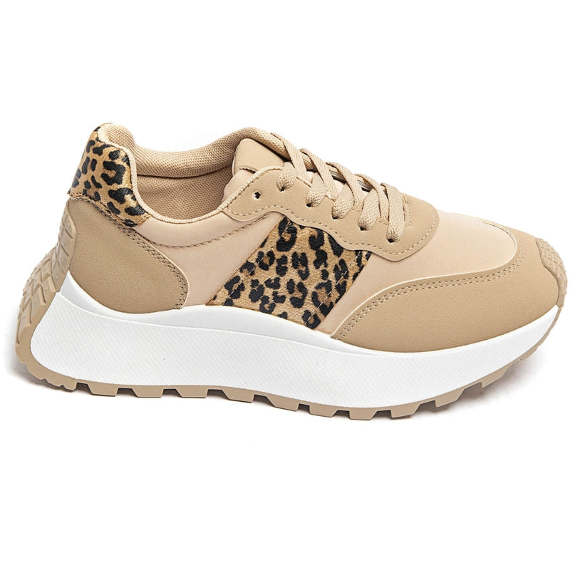 SHOES Genevieve dame sneakers 9133 Shoes Leopard