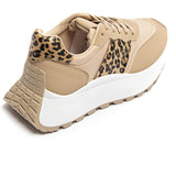 SHOES Genevieve dame sneakers 9133 Shoes Leopard