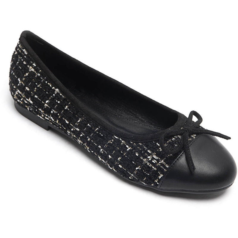 SHOES Danielle dame ballerina sko 6692 Shoes Black