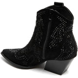 SHOES Jacqueline dame cowboystøvler 9676A Shoes Black