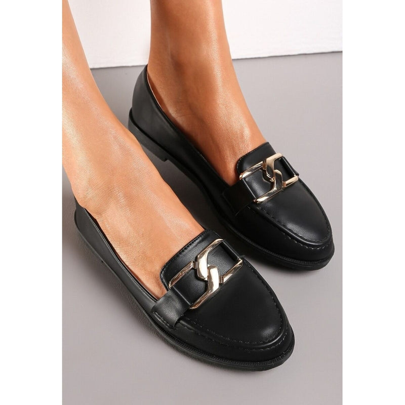 SHOES Polly dame loafers LCL-19 Shoes Black