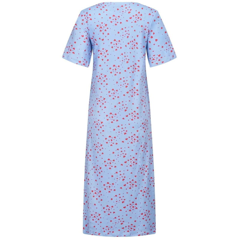 Liberté Liberte dame kjole Alma 9562. Dress Light Blue Pink Heart