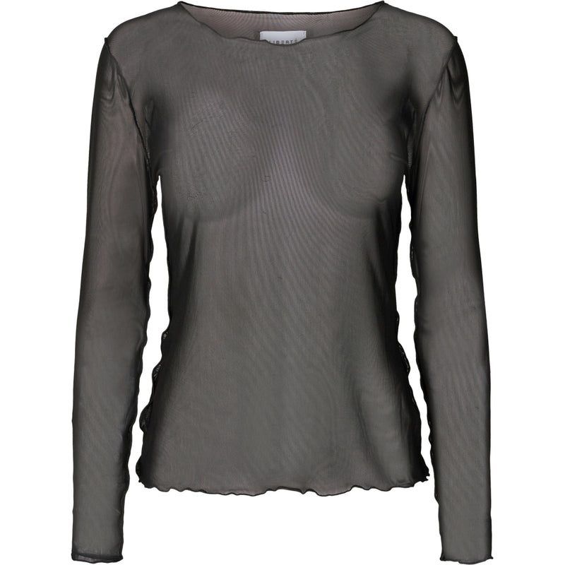 Liberté Liberte dame langærmet mesh top 4086 Top Black