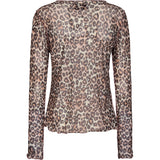 Liberté Liberte dame langærmet mesh top 4086 Top Leopard