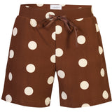 Liberté Liberte dame shorts ALMA 9517 Shorts BROWN CREME DOT