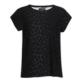 Liberté Liberté dame t-shirt 9581 ALMA T-shirt DARK GREY LEO
