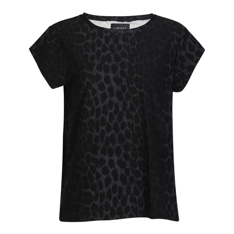 Liberté Liberté dame t-shirt 9581 ALMA T-shirt DARK GREY LEO