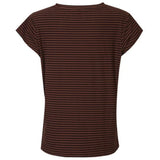 Liberté Liberté dame t-shirt 9581 ALMA T-shirt ESPRESSO STRIPE