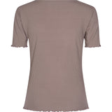 Liberté Liberté dame tee NATALIA 9971 T-shirt Light Brown