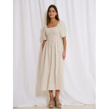 Liberté Liberté kjole gro Dress Sand Flowers