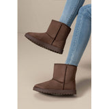 SHOES Lina dame bamsestøvle 6417 Restudsalg Brown