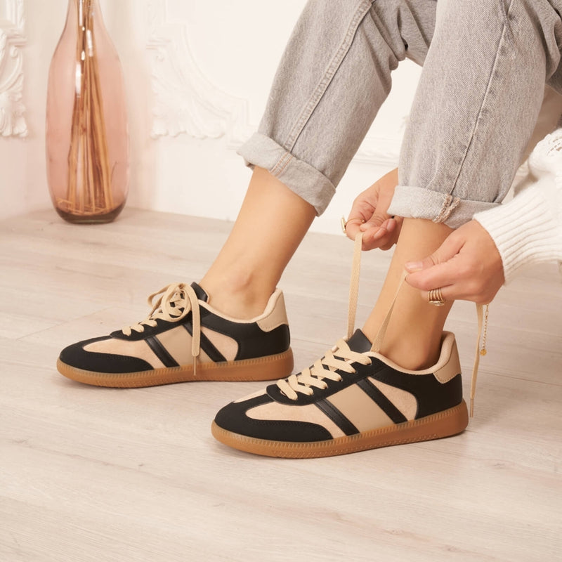 SHOES Lisette dame sneakers 8967 Shoes Black