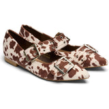 SHOES Livia dame ballerina sko 9725 Shoes Cow