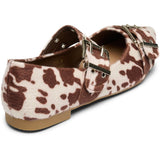 SHOES Livia dame ballerina sko 9725 Shoes Cow