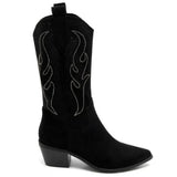 SHOES Louise dame cowboystøvler 9633A Restudsalg Black