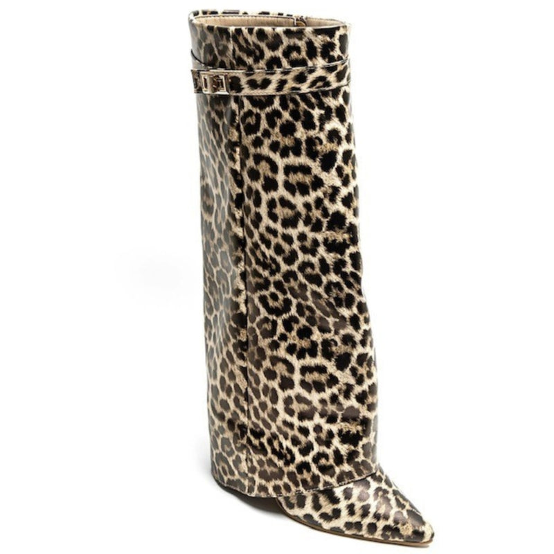 SHOES Luc Dame støvler 8623A Shoes Leopard