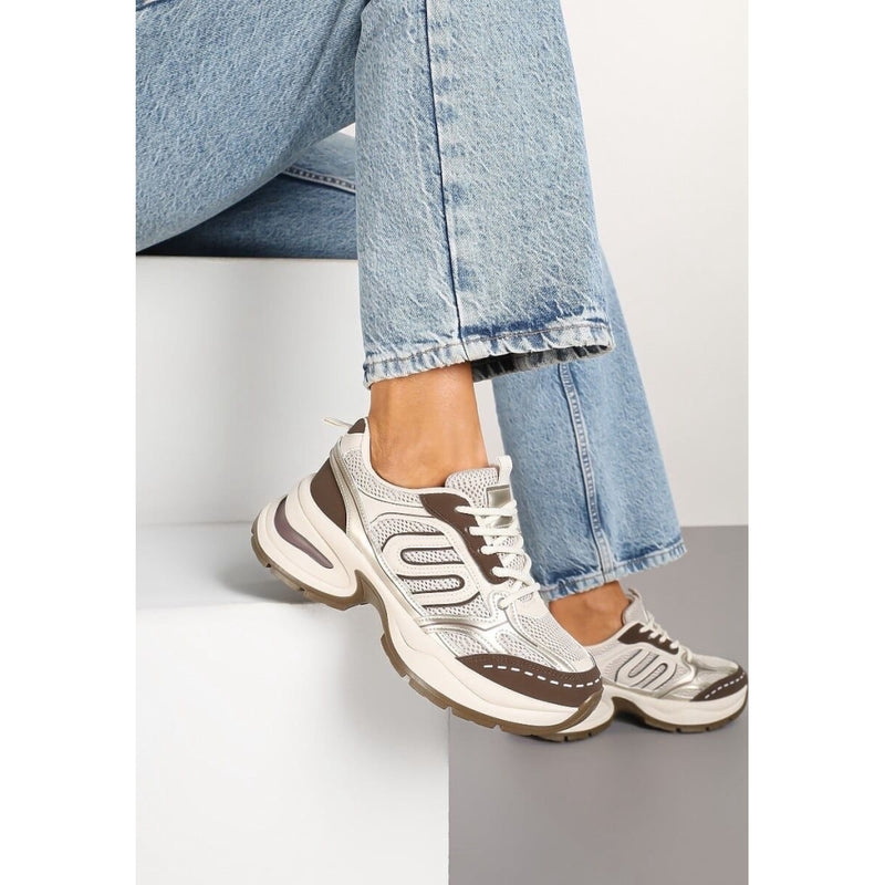SHOES Lucia dame sneakers A-105 Shoes Kaki