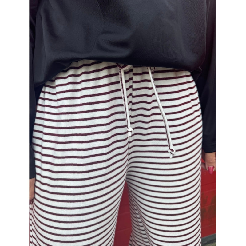 LULULIA Lululia Dame Bukser LuChloe 62671 Pant Vino/White
