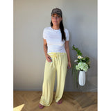 LULULIA Lululia Dame Bukser LuVictoria 266188LU - længde 32 Pant Yellow45