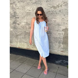 LULULIA Lululia Dame Kjole LUSilke 8265LU Dress Celeste Stripe