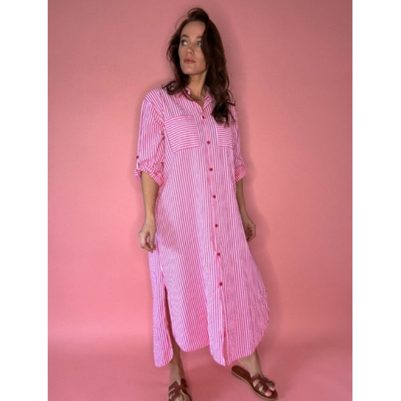 LULULIA Lululia Dame Kjole LuLiva 1985LU. Dress Fuxia