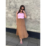 LULULIA Lululia Dame Nederdel LUIsabella 8261LU Skirt Tabacco