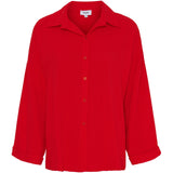 LULULIA Lululia Dame Skjorte LuAnna 2002 Shirt Red