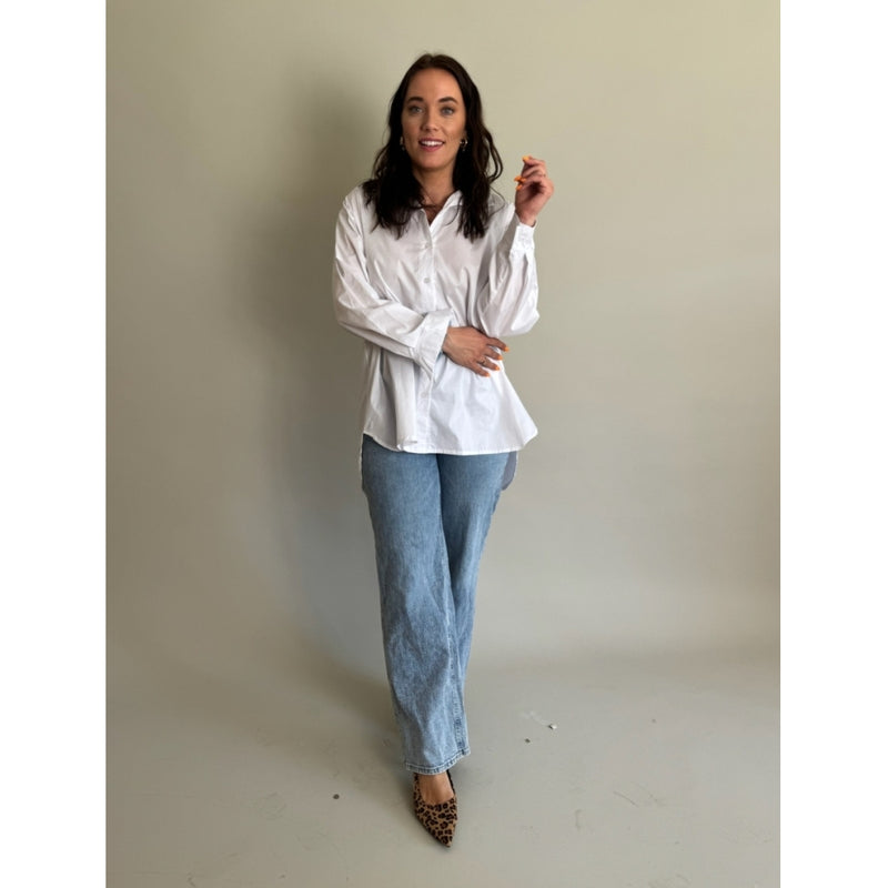 LULULIA Lululia Dame Skjorte LuVanessa 7178 Shirt White