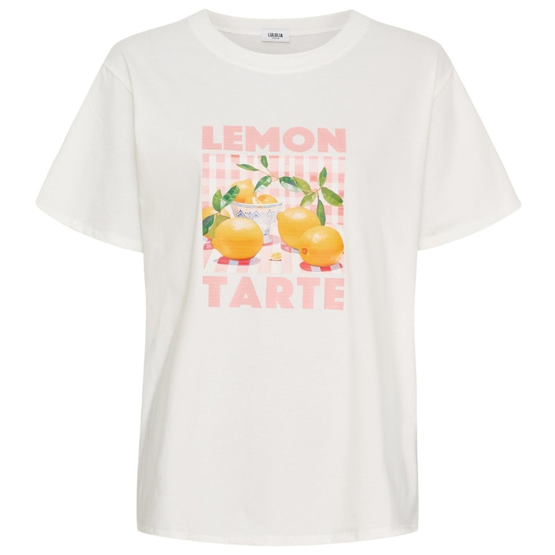 LULULIA Lululia Dame T-Shirt LuNora 0588 T-shirt Offwhite Lemon