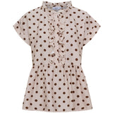 LULULIA Lululia Dame Top LUNoor 8254BLU Shirt Fango