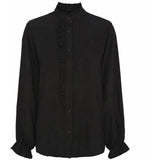 LULULIA Lululia dame bluse LuEllen 5897 Shirt Black