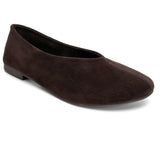 SHOES Luppa dame ballerina sko 9871 Shoes Mocca