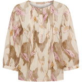 MARTA DU CHATEAU Marta Du Chateau Dame Bluse MdcCosmos 8687 Blouse Beige516tpu