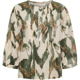 MARTA DU CHATEAU Marta Du Chateau Dame Bluse MdcCosmos 8687 Blouse Military516tpu