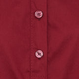 MARTA DU CHATEAU Marta Du Chateau Dame Bluse MdcGinger 8627 Blouse Bordeaux