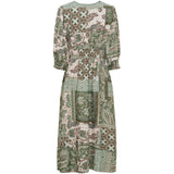 MARTA DU CHATEAU Marta Du Chateau Dame Kjole MdcLiviah Dress MilitaryHL003