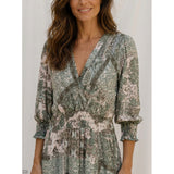MARTA DU CHATEAU Marta Du Chateau Dame Kjole MdcLiviah Dress MilitaryHL003