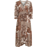 MARTA DU CHATEAU Marta Du Chateau Dame Kjole MdcLiviah Dress TabaccoHL003