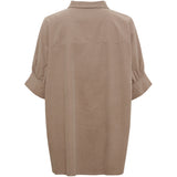 MARTA DU CHATEAU Marta Du Chateau Dame Skjorte MdcKaori 86250V Shirt Tortora82751