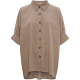 MARTA DU CHATEAU Marta Du Chateau Dame Skjorte MdcKaori 86250V Shirt Tortora82751