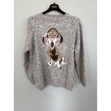 MARTA DU CHATEAU Marta Du Chateau Dame Strik MdcCoraline 9852 Knit Fango Melange