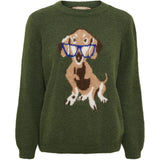 MARTA DU CHATEAU Marta Du Chateau Dame Strik MdcCoraline 9852 Knit Militairy