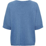 MARTA DU CHATEAU Marta Du Chateau Dame Strik MdcInaya 9587 Knit Jeans Blue Melange