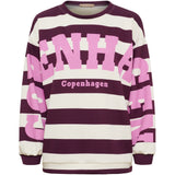 MARTA DU CHATEAU Marta Du Chateau Dame Sweatshirt MdcNerina Sweatshirt Bordeaux/Pink